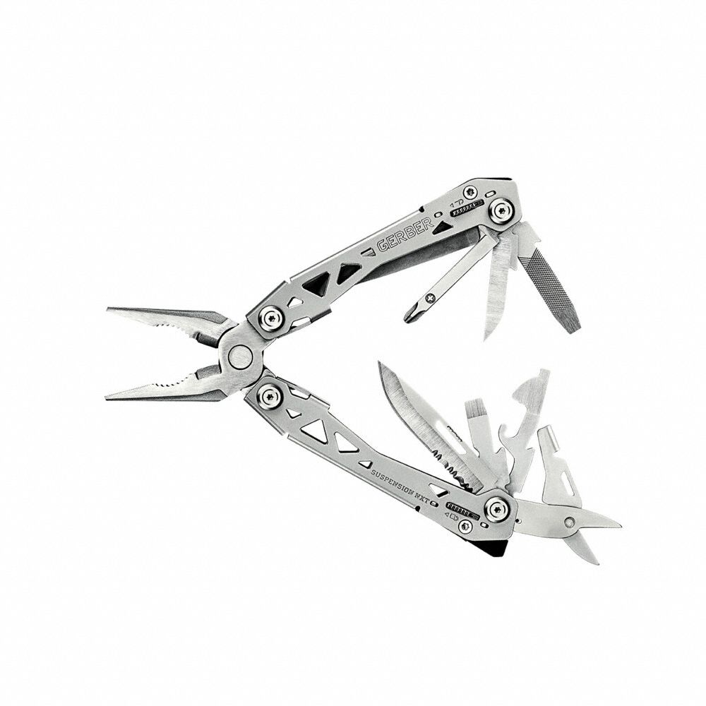 MULTI-TOOL, STAINLESS STEEL, SILVER STAINLESS STEEL HANDLE