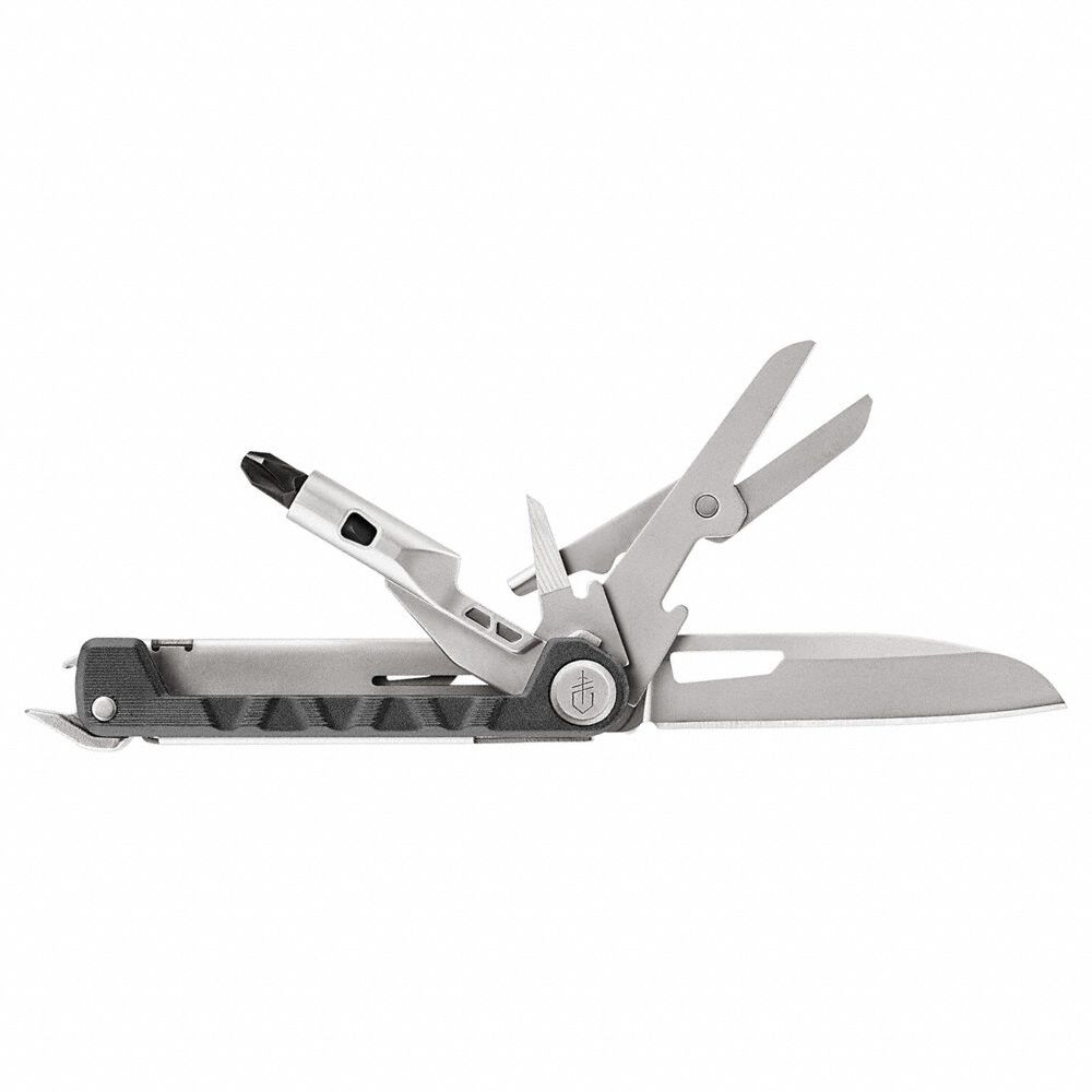 MULTI-TOOL, STAINLESS STEEL, BLACK STAINLESS STEEL HANDLE