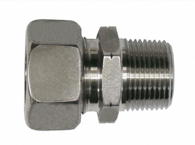 Tube Male NPT Straight Steel L06
