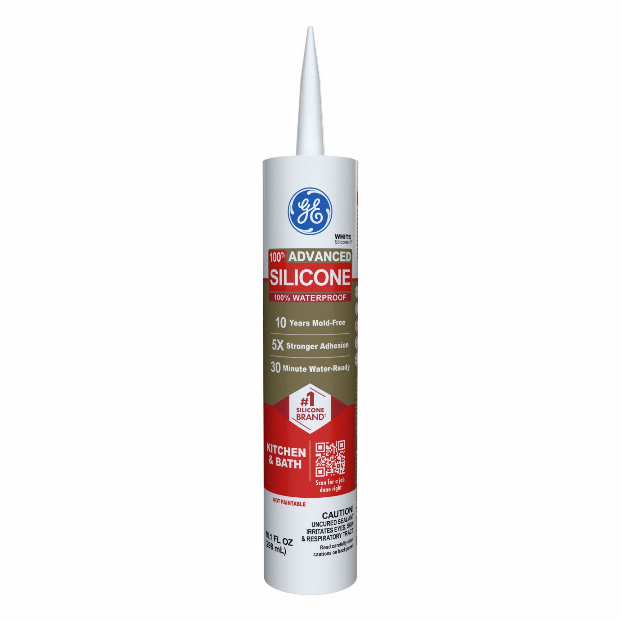 格安即決 GE, Advanced Silicone, White, Silicone Sealant - 3LA49 キャラクター