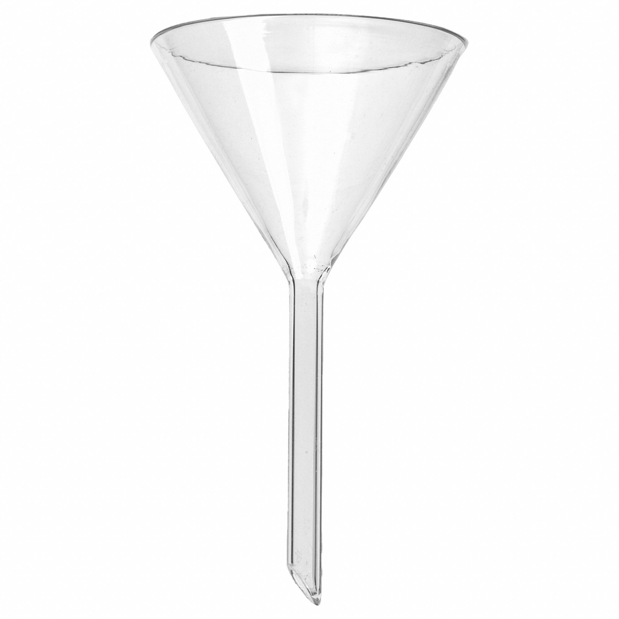 Glass, Glass, Long Stem Funnel - 207KF2|GF6140-65 - Grainger