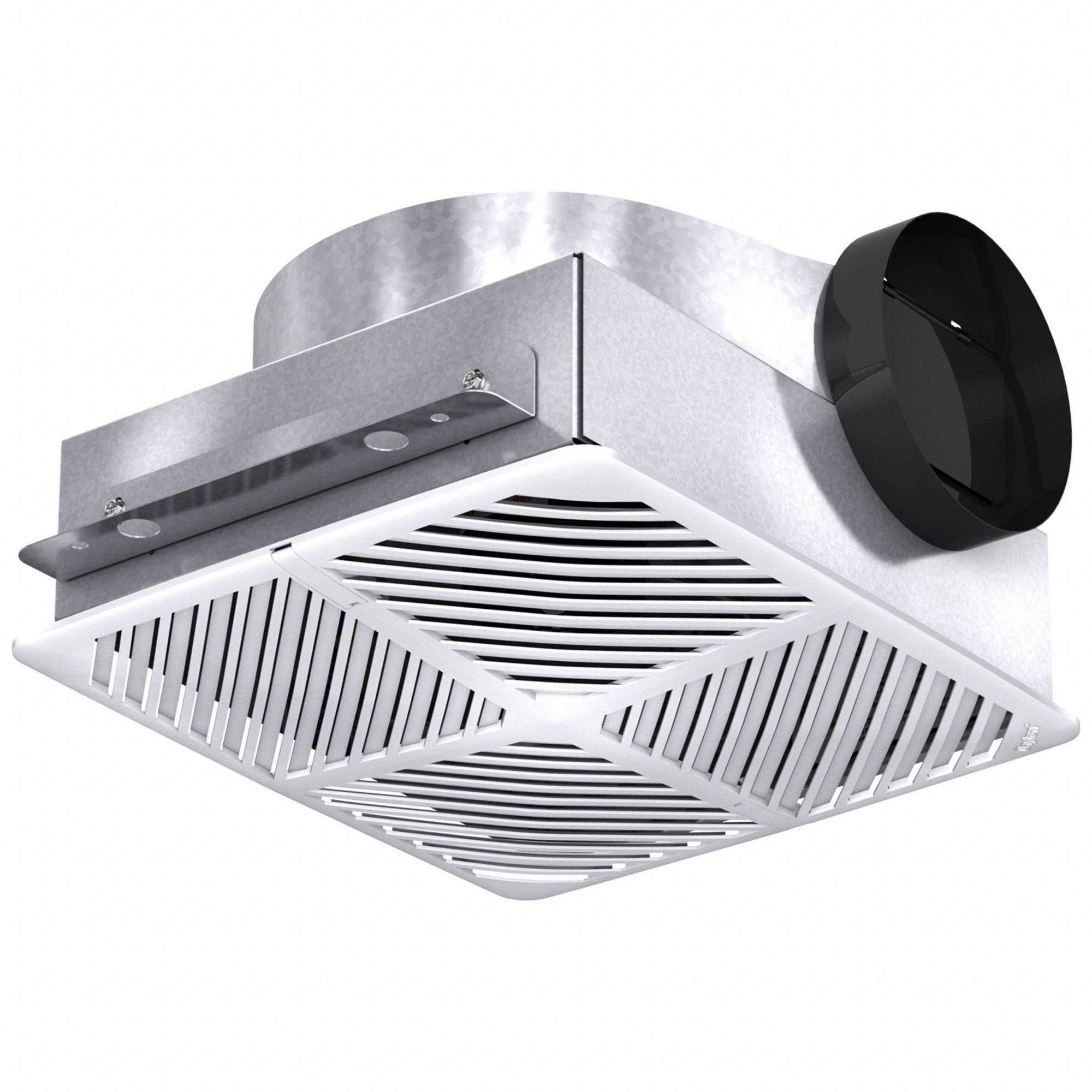 BATH EXHAUST FAN,6IN,GAL STEEL,115 V