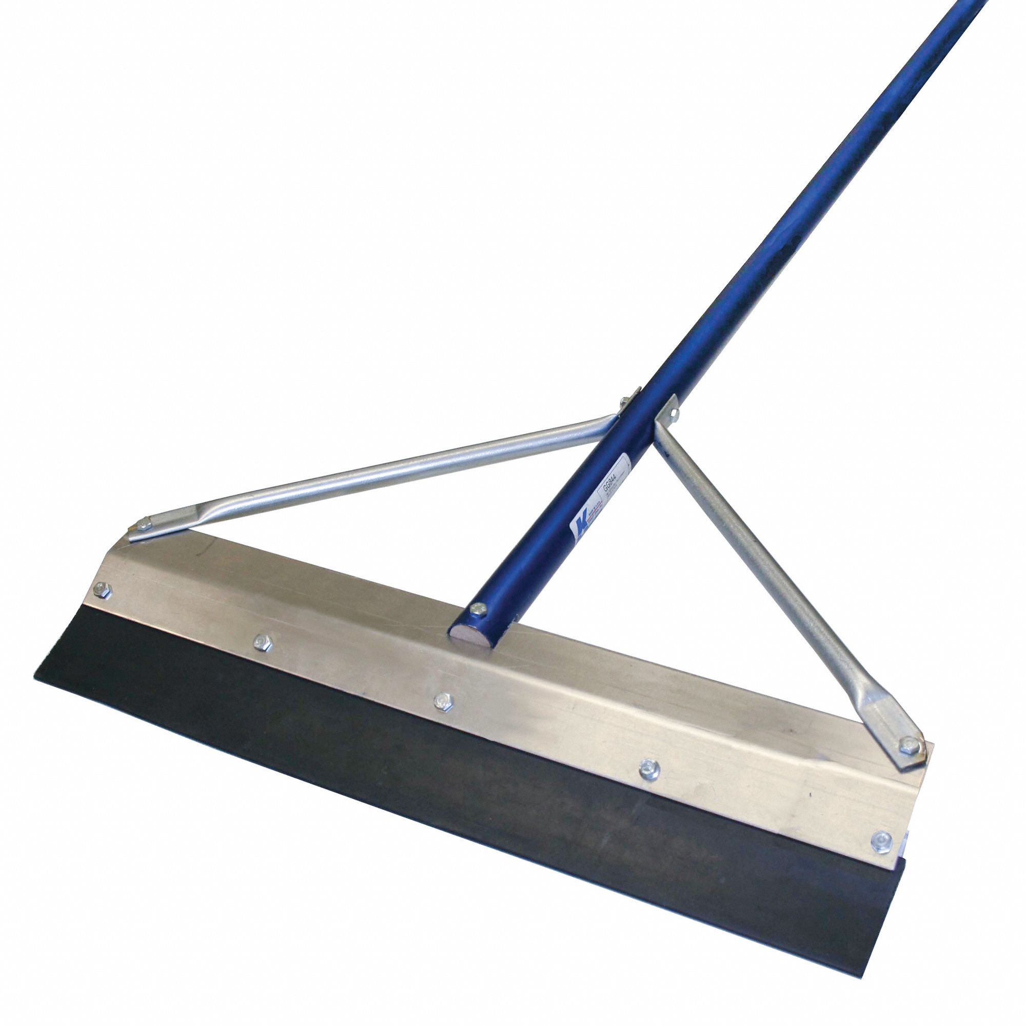 Sealcoat Squeegee: Pull, Straight, Aluminum, Neoprene, 24 in Bristle or Blade Wd