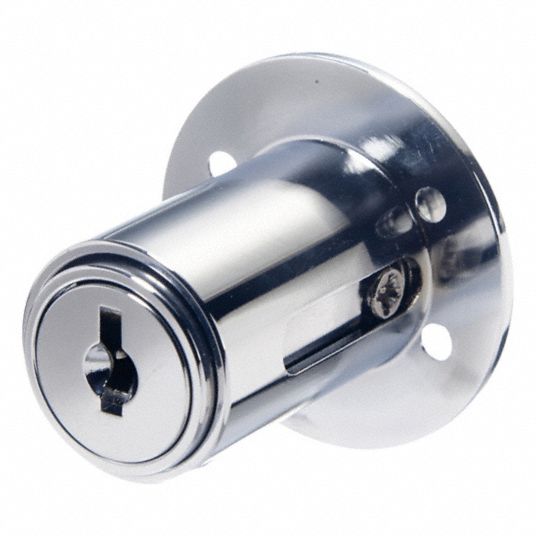 DELTA LOCK, 2 in Lg, 1 1/2 in Wd, Plunger Lock - 404PE1|G ...