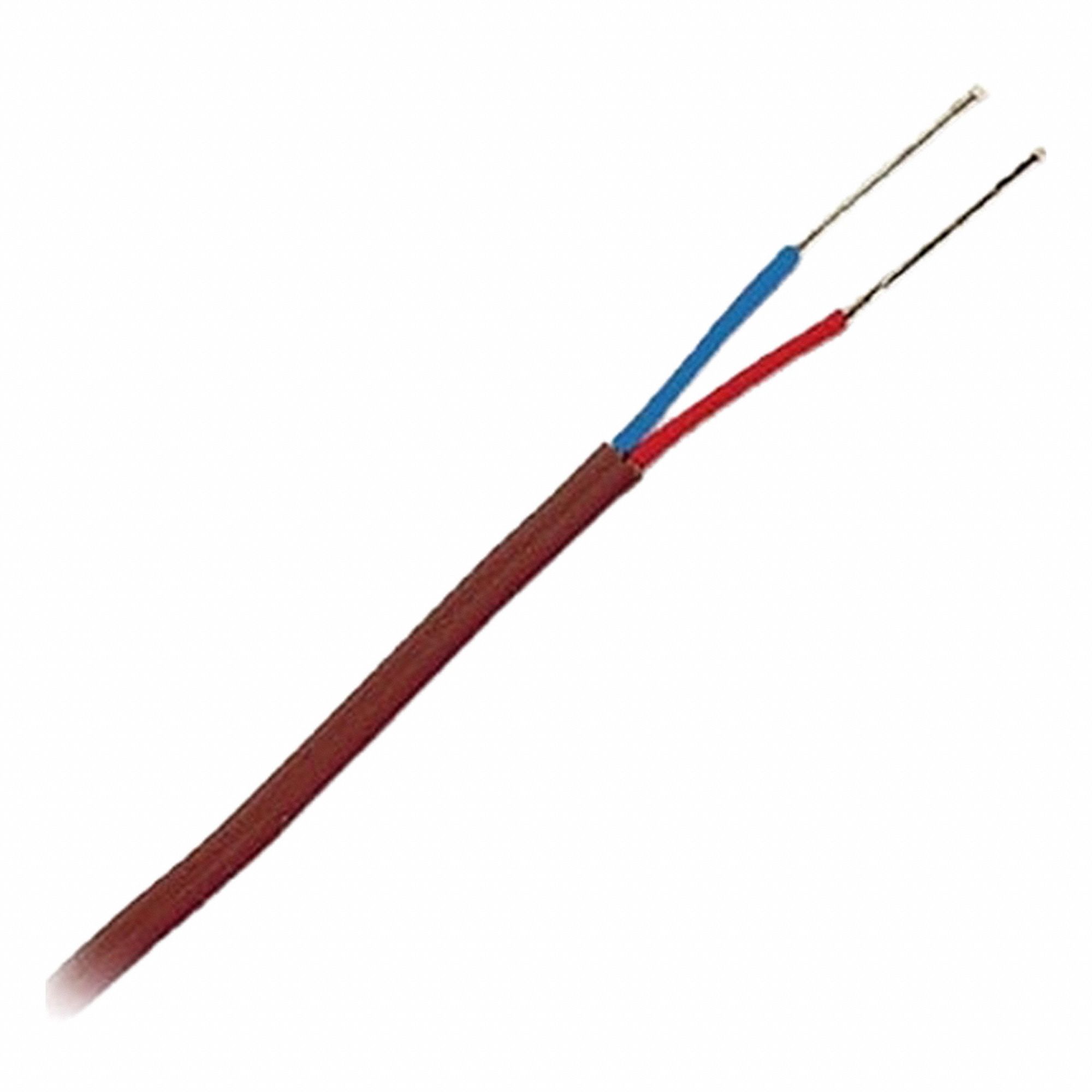 OMEGA, Type T, 30 AWG Conductor Size, Thermocouple Wire - 2AE808|TT-T ...