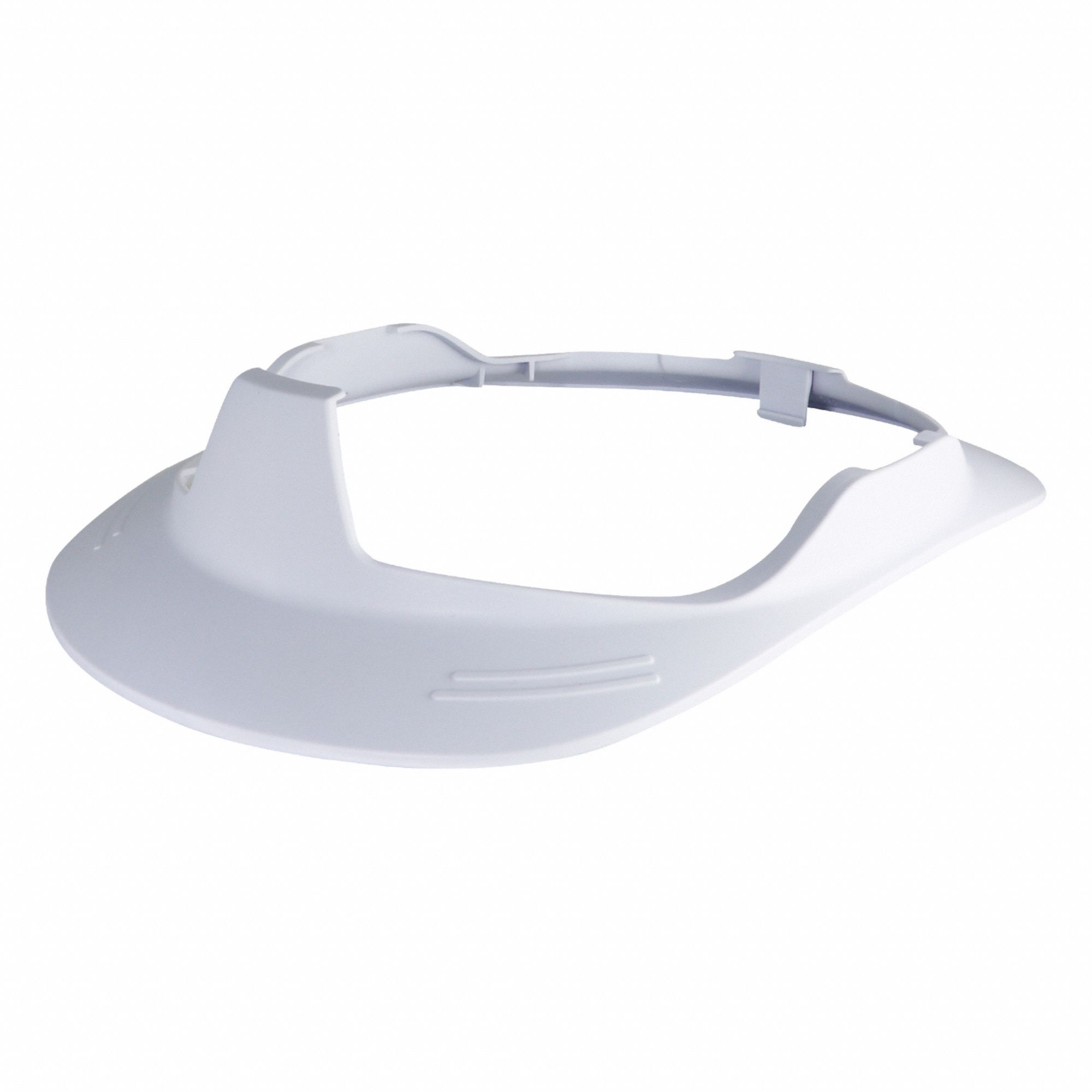 Full-Brim Visor: For GH500/GH501 Series, White, Polymer, Sun Protection