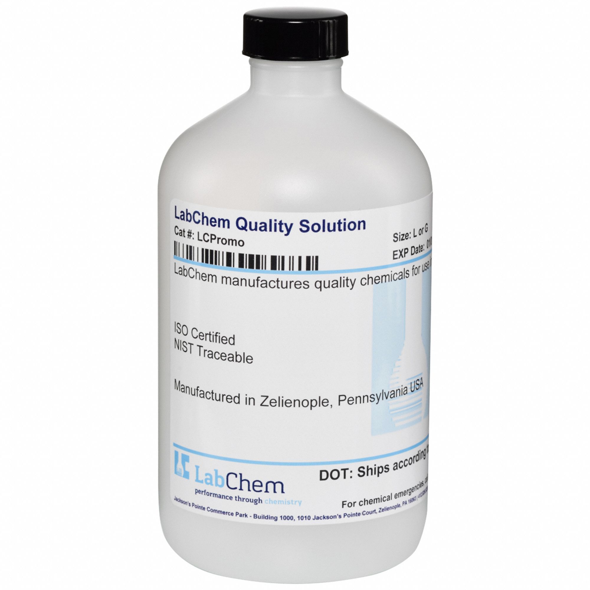 pH 10.0, Plastic, Buffer Solution 802DC1LC125051 Grainger