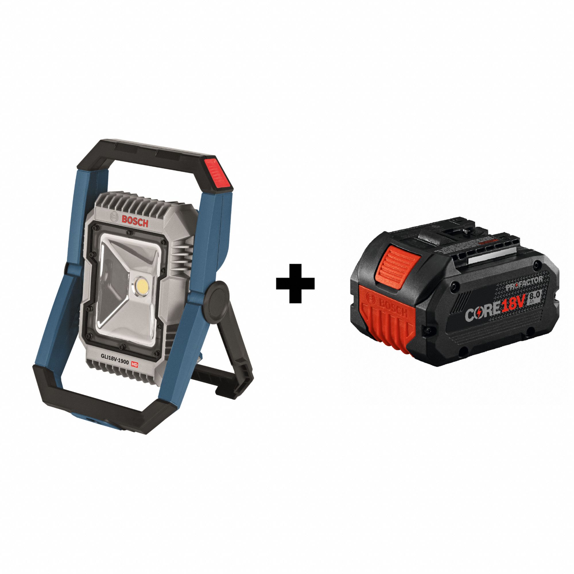 Cordless Tool Combination Kit, 18V: CORE18V®, Battery Included, 1, 900 lm Max., 1 Modes