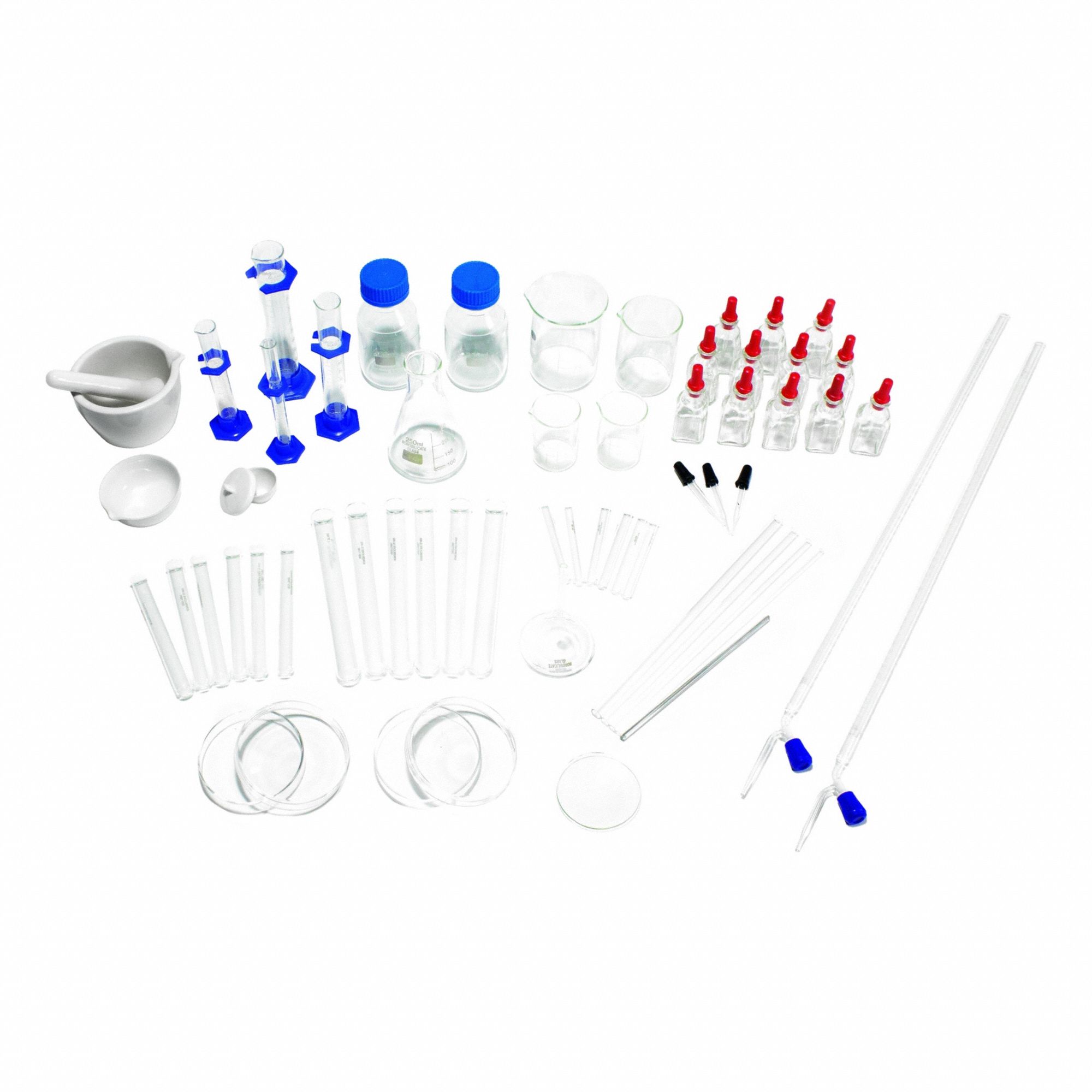 Lab Glassware Set: Mixed Glassware Set, Glass