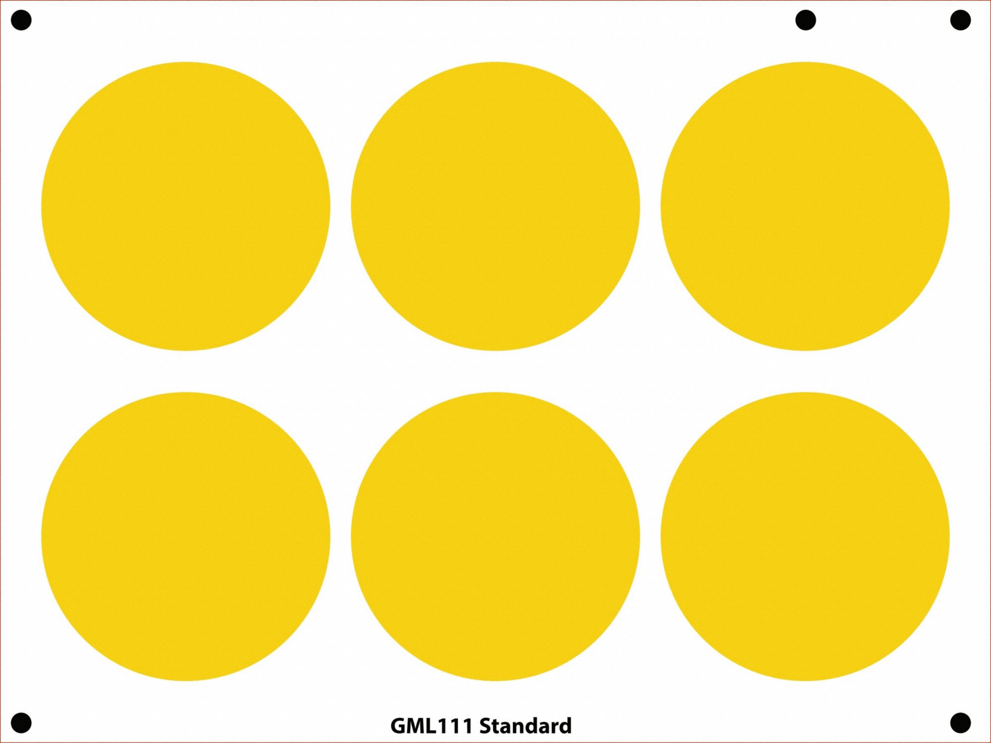 ACCUFORMNMC, Yellow, Polyester, Gauge Marking Labels - 408CH4|GML111YL ...
