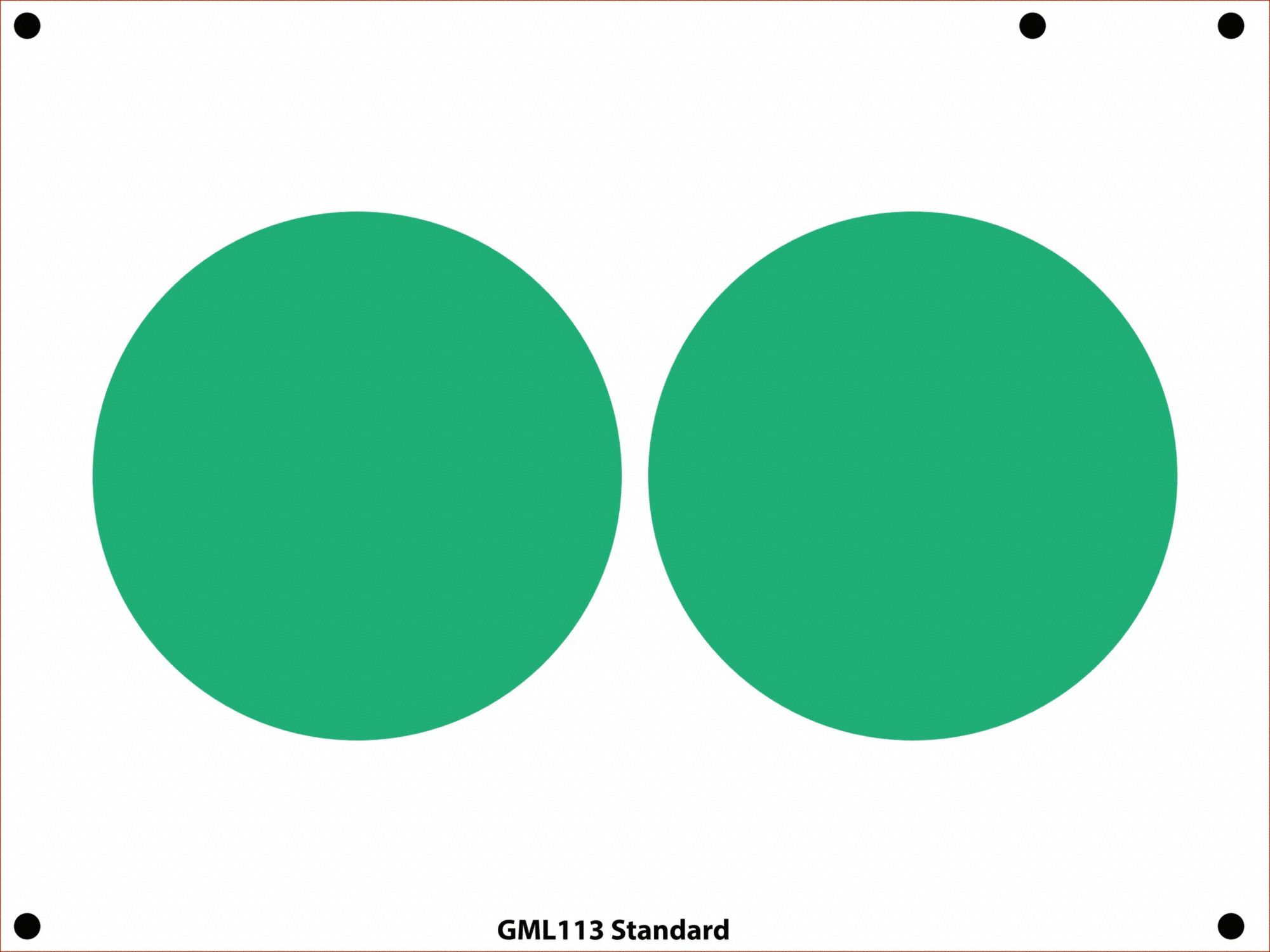 Gauge Marking Labels 5 Dia Green PK2