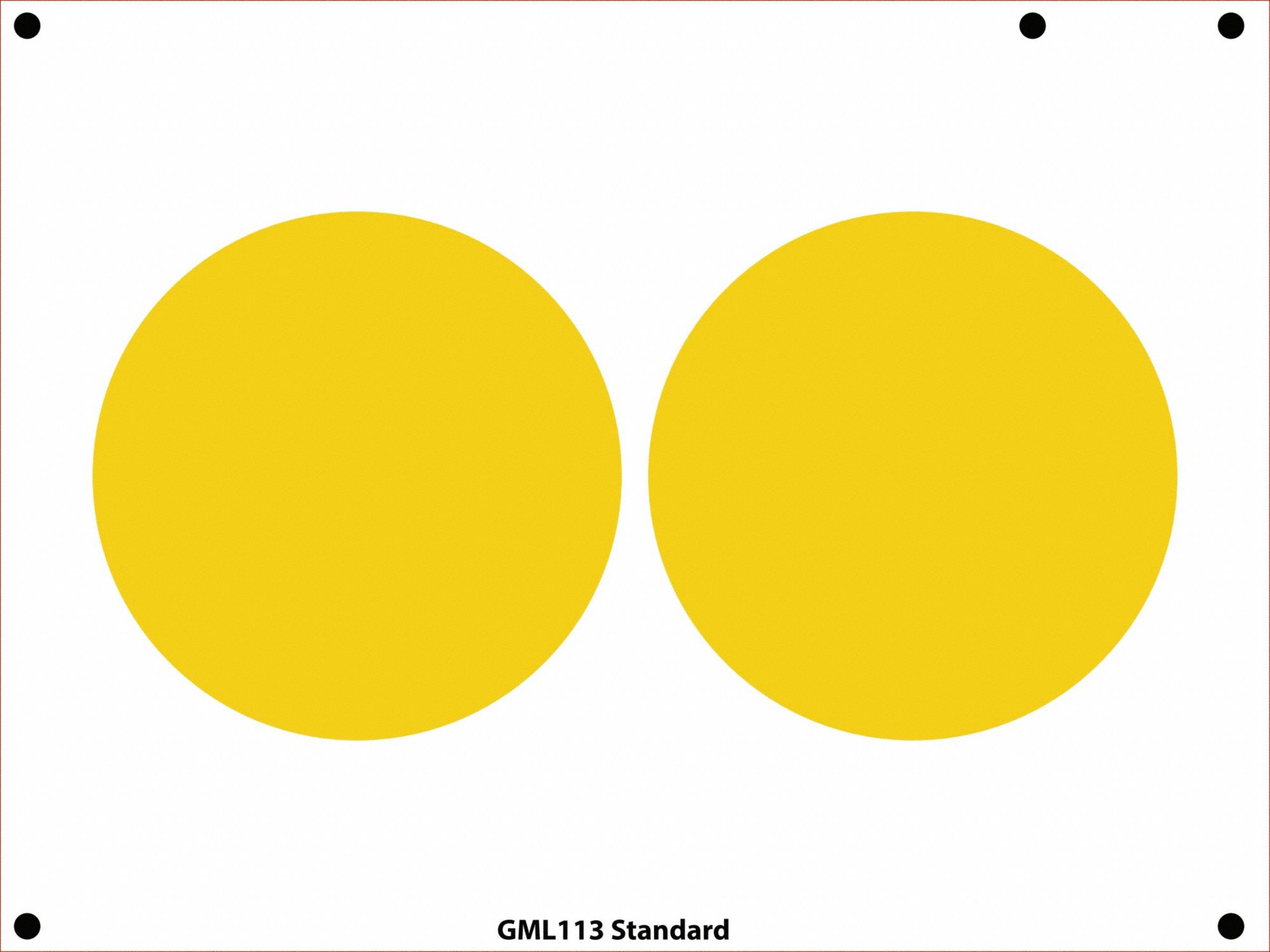 Gauge Marking Labels 5 Dia Yellow PK2