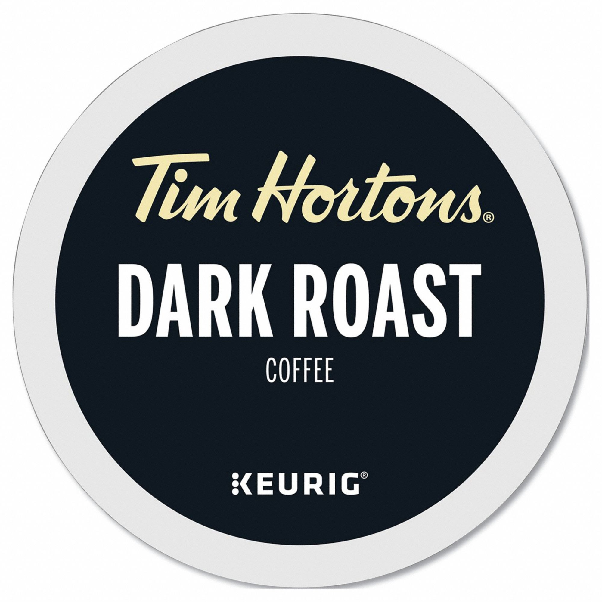 Coffee K-Cup: Caffeinated, Dark Roast, Pod, 0.37 oz Pack Wt, 8.88 oz Net Wt, Dark, 24 PK