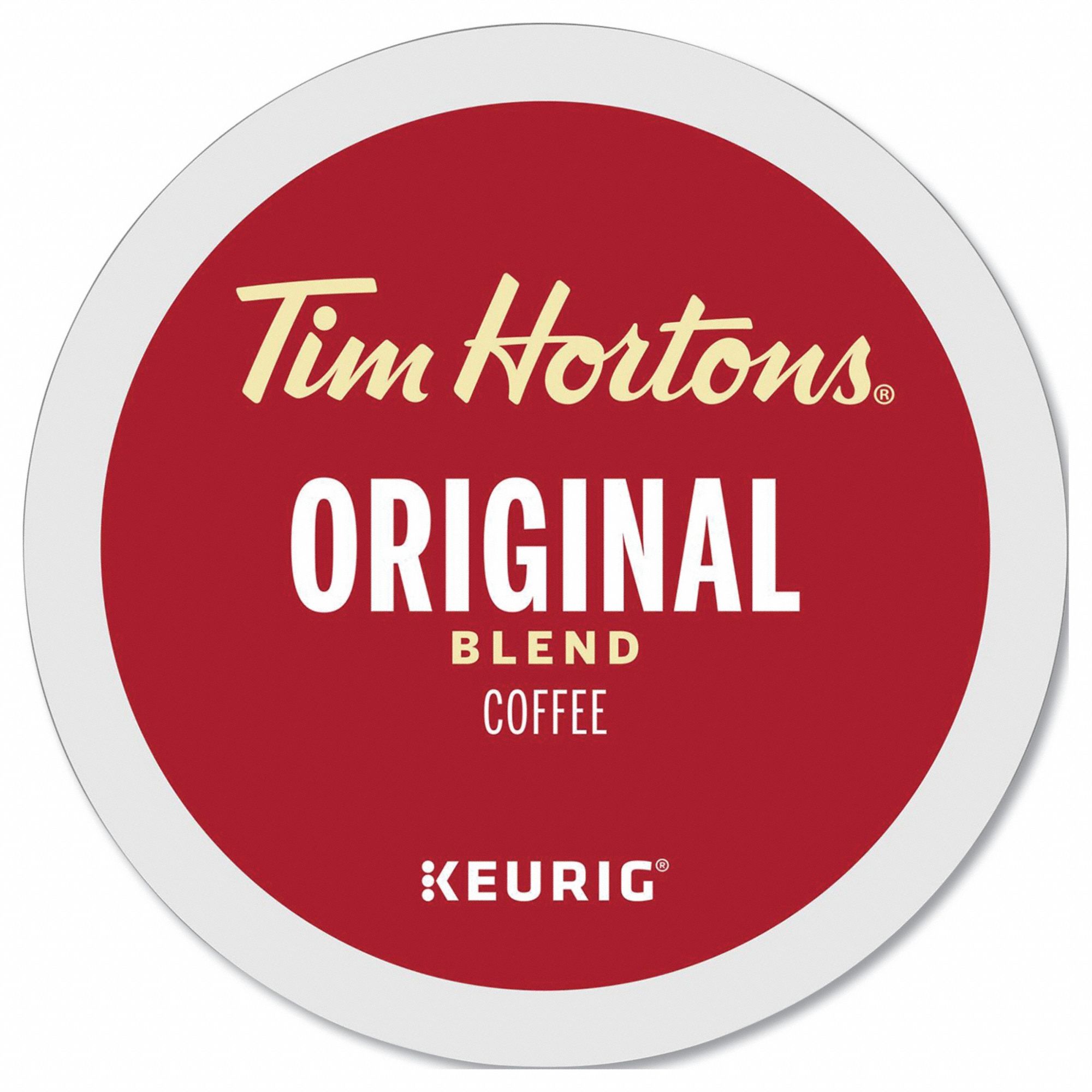Coffee K-Cup: Caffeinated, Original Blend, Pod, 0.37 oz Pack Wt, 8.88 oz Net Wt, 24 PK