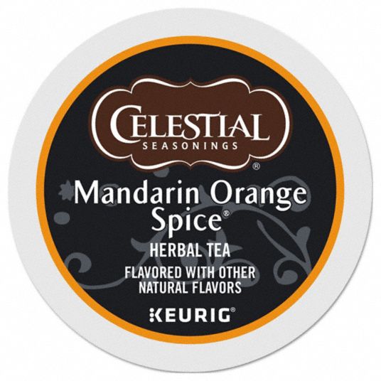CELESTIAL SEASONINGS, Mandarin Orange, Pod Beverage Pack, Tea 794LR7