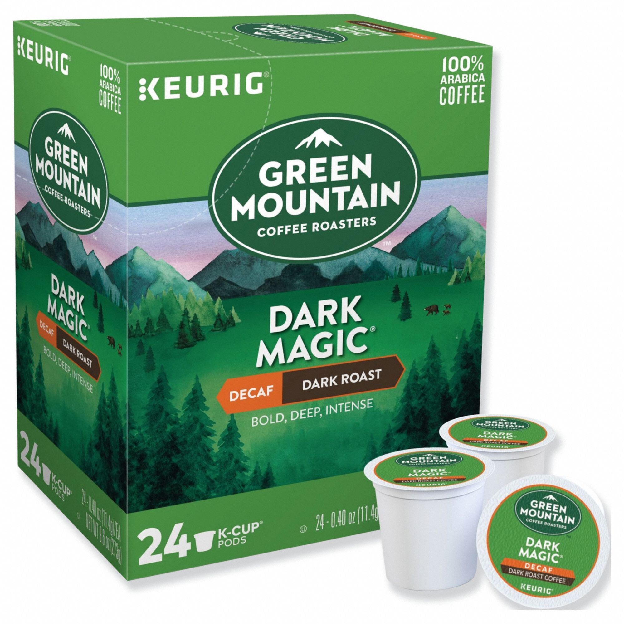 GREEN MOUNTAIN COFFEE, Dark Magic Decaf Extra Bold, Pod Beverage Pack
