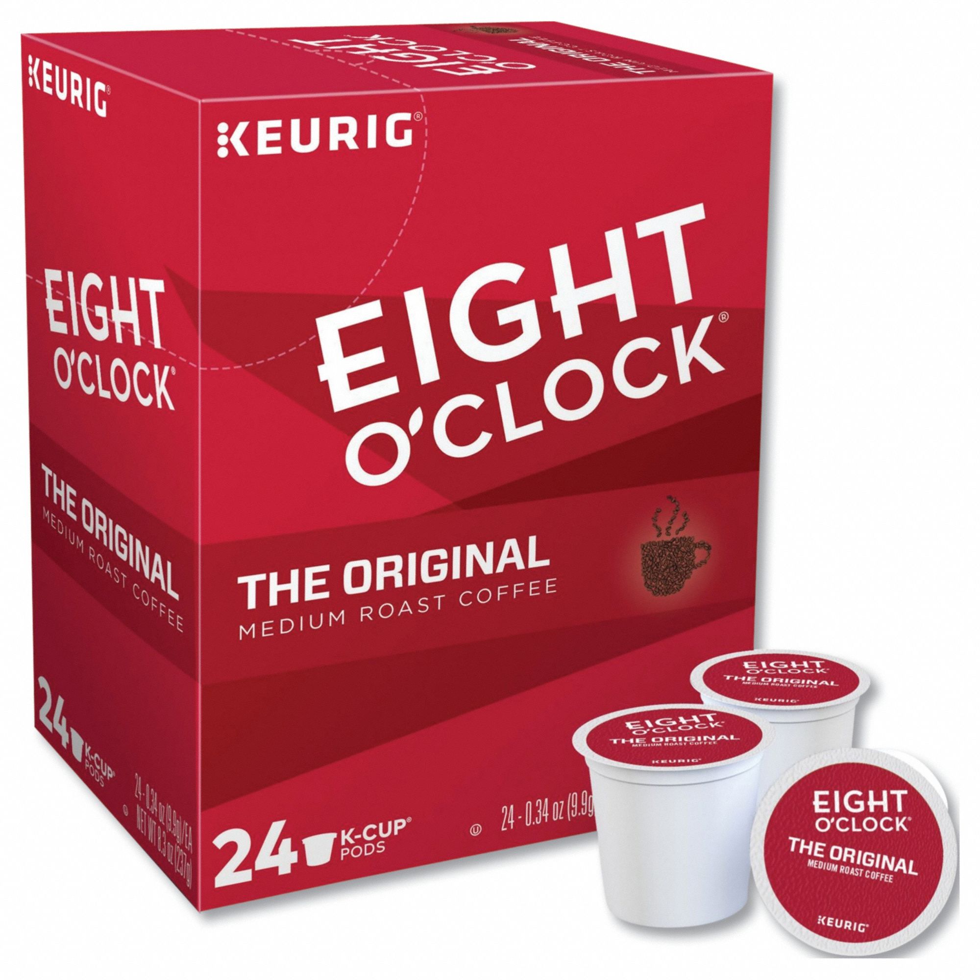 Coffee K-Cup: Caffeinated, Original, Pod, 0.34 oz Pack Wt, 2.04 lb Net Wt, 96 PK