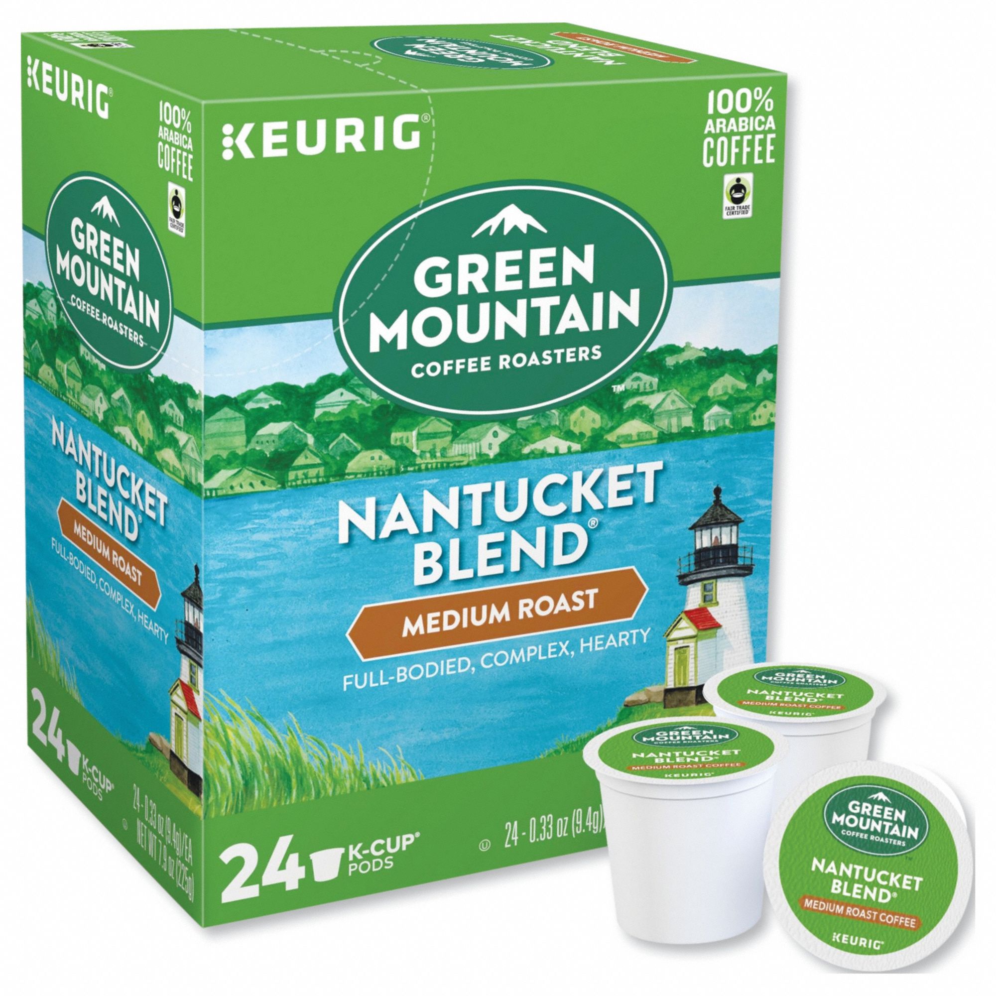 Coffee: Nantucket Blend, Pod Beverage Pack, Medium, Caffeinated, Ground