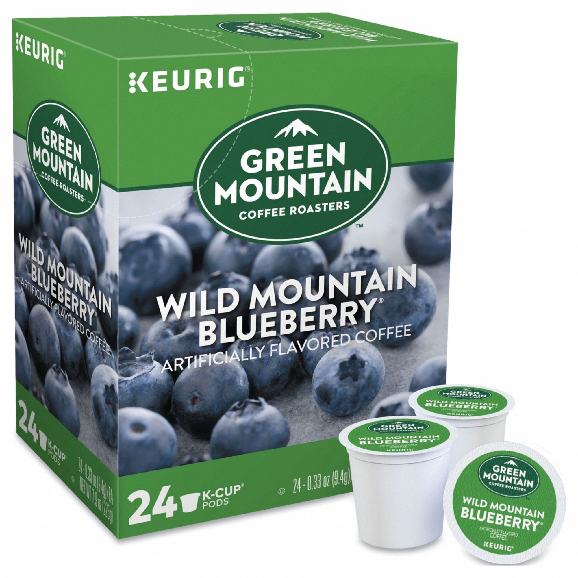 Coffee: Wild Mountain Blueberry, Pod Beverage Pack, Light, Caffeinated, Ground