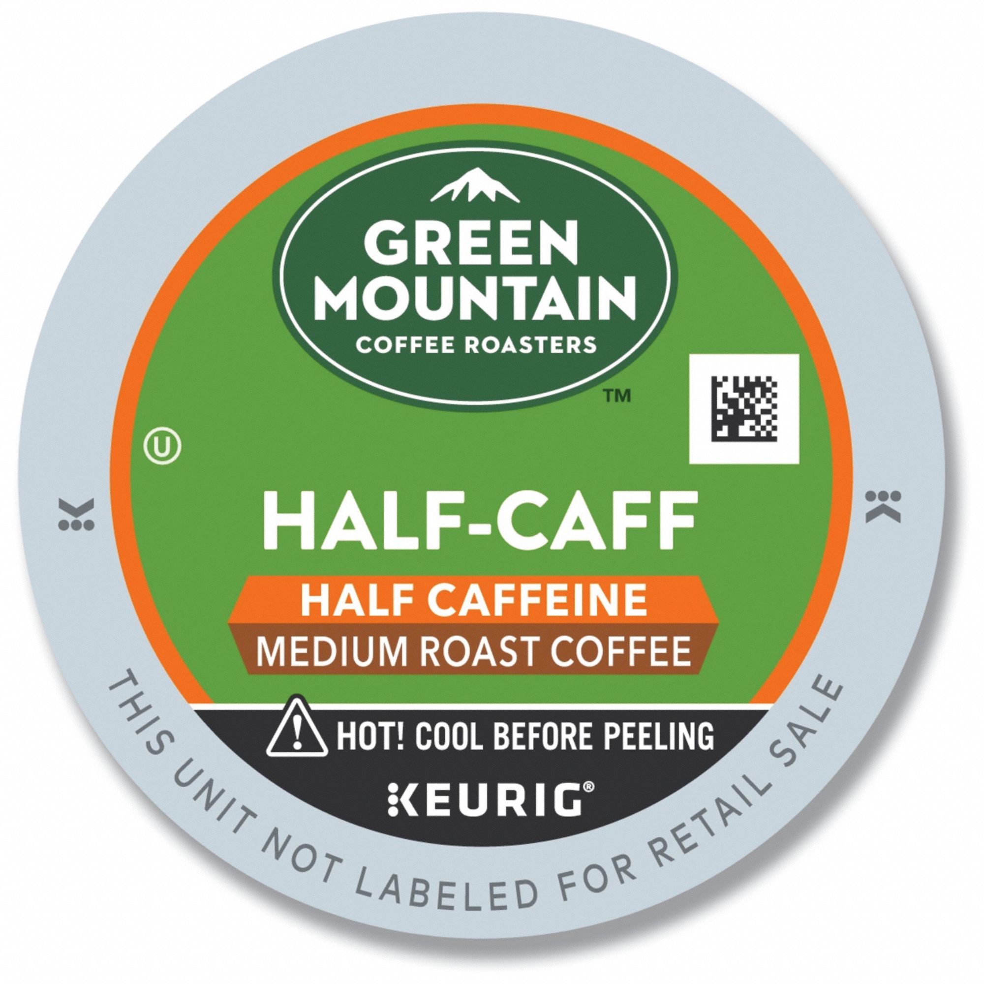 GREEN MOUNTAIN COFFEE HalfCaffeinated Coffee, KCup HalfCaffeinated