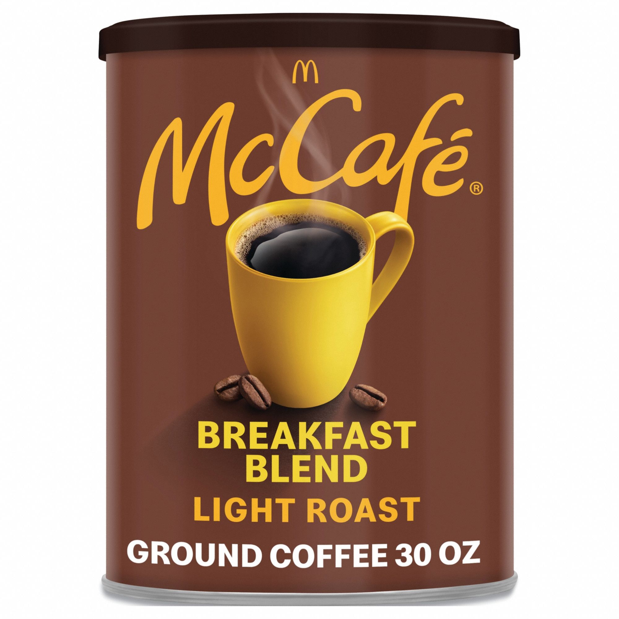 Coffee Bulk Ground: Caffeinated, Breakfast Blend, Can, 1.88 lb Pack Wt, 1.88 lb Net Wt, Light