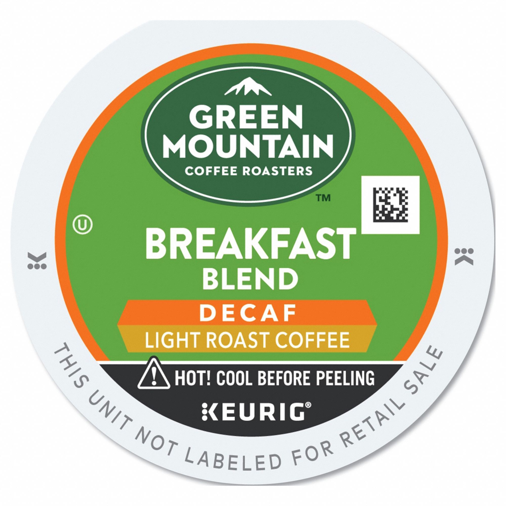 Coffee: Breakfast Blend Decaf, Pod Beverage Pack, Light, Decaffeinated, Ground