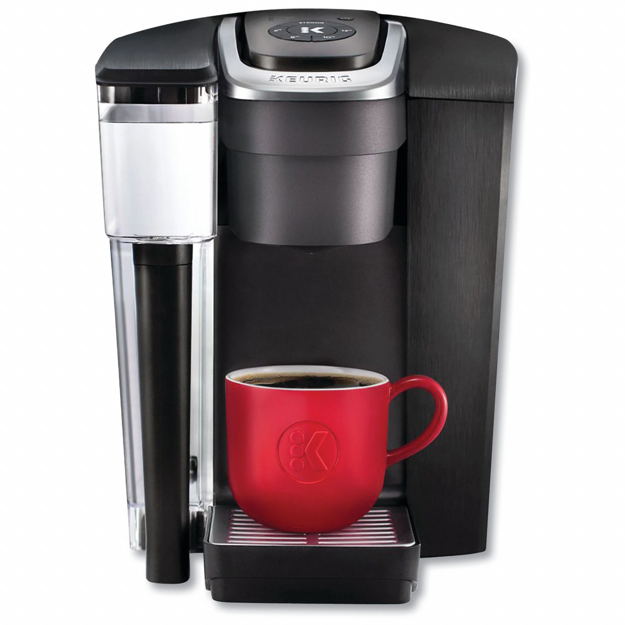 Coffee Brewer: 96 oz Max Brewing Capacity, Black, 12 3/8 in x 10 1/4 in x 12 1/8 in