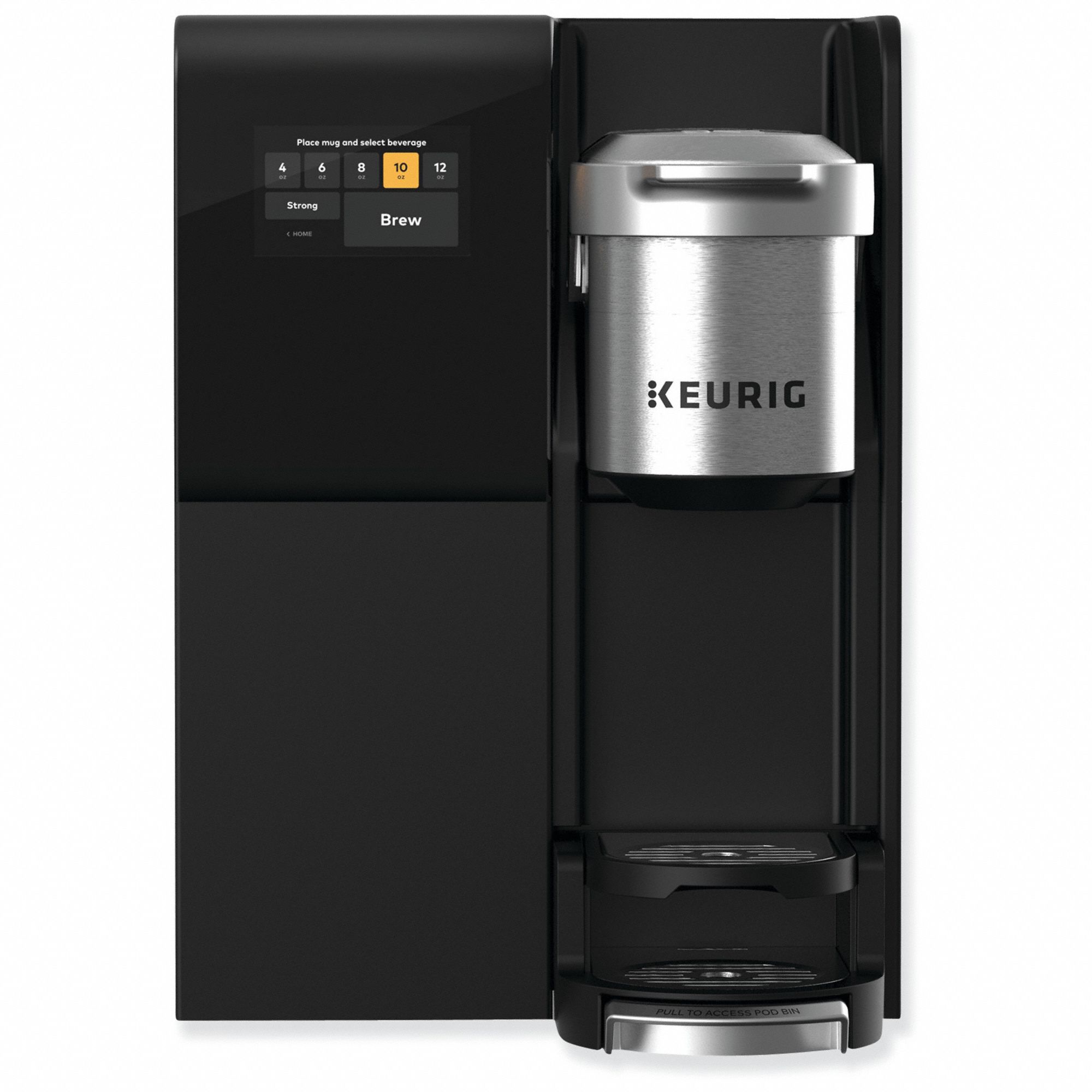 KEURIG, 40 fl oz Max Brewing Capacity, Black/Silver, Coffee Brewer