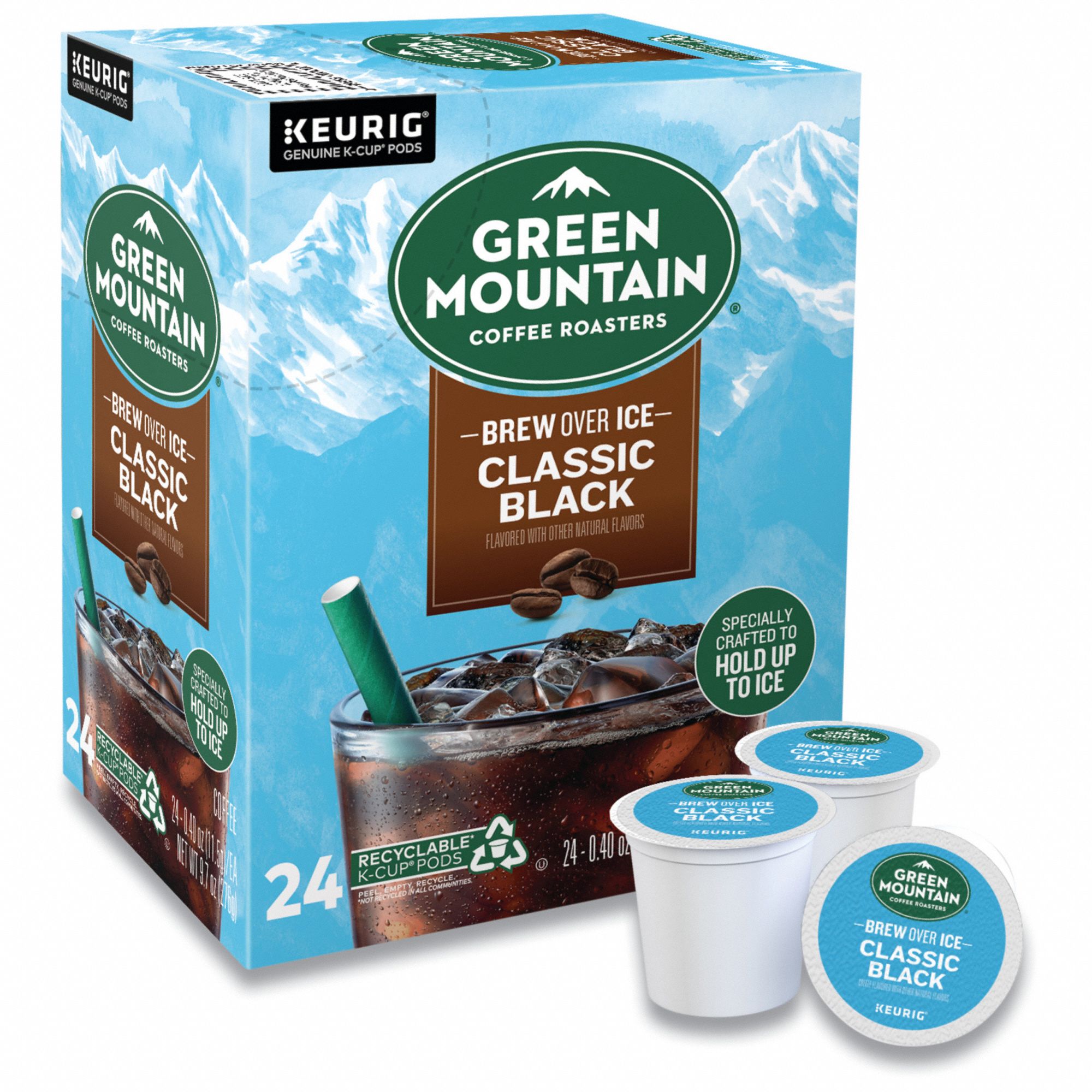 GREEN MOUNTAIN COFFEE, Caffeinated, Classic Black, Coffee KCup