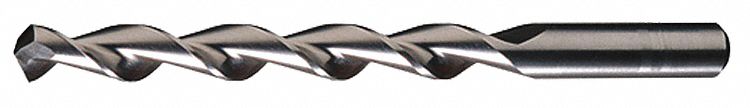 JOBBER LENGTH DRILL BIT, 27/64 IN DRILL BIT SIZE, 3-15/16 IN FLUTE L, 5⅜ IN L, HSS