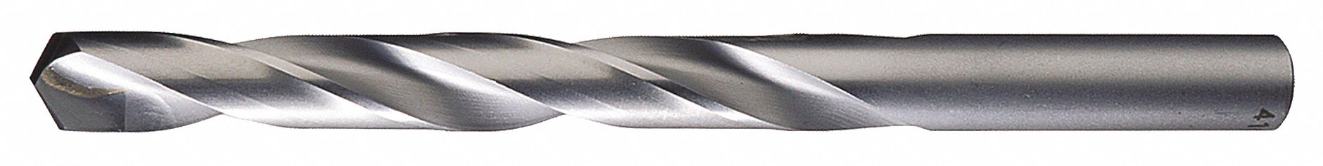 TWIST DRILL, ¼ IN DRILL BIT SIZE, 2¾ IN FLUTE L, 4 IN L, HIGH SPEED STEEL, CARBIDE