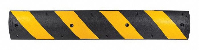 Speed Bump, Black/Yellow, 2-1/4" H