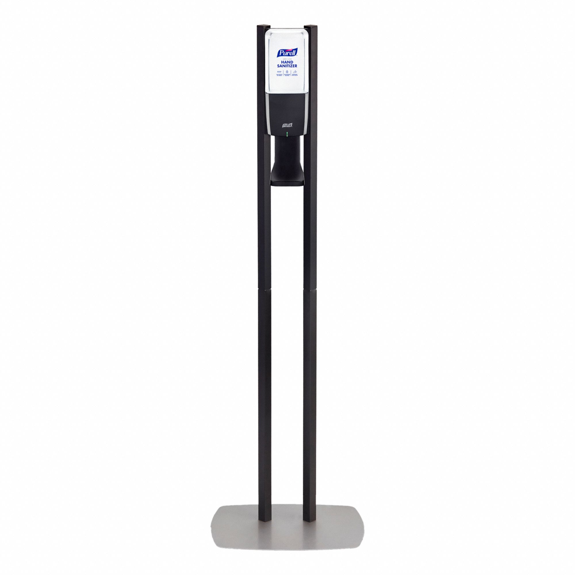 HAND SANITIZER DISPENSER,GREY,5 3/4 IN H