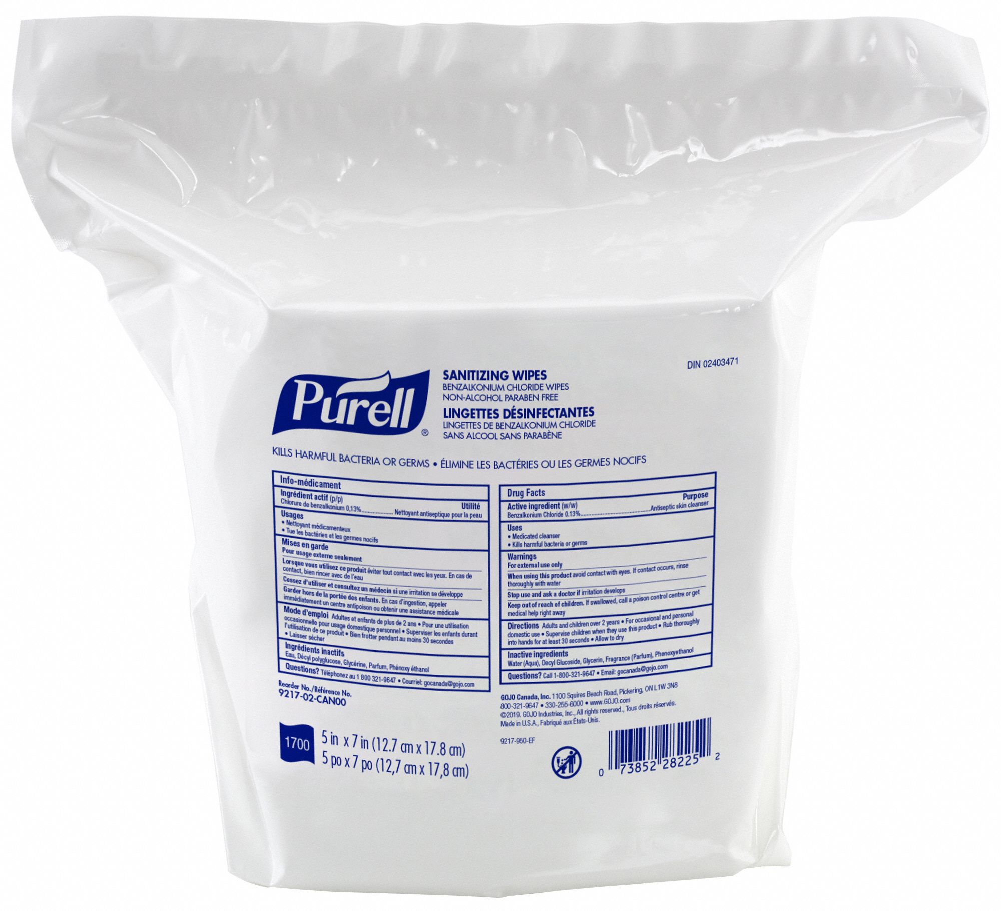 HAND SANITIZING WIPES 1700 COUNT