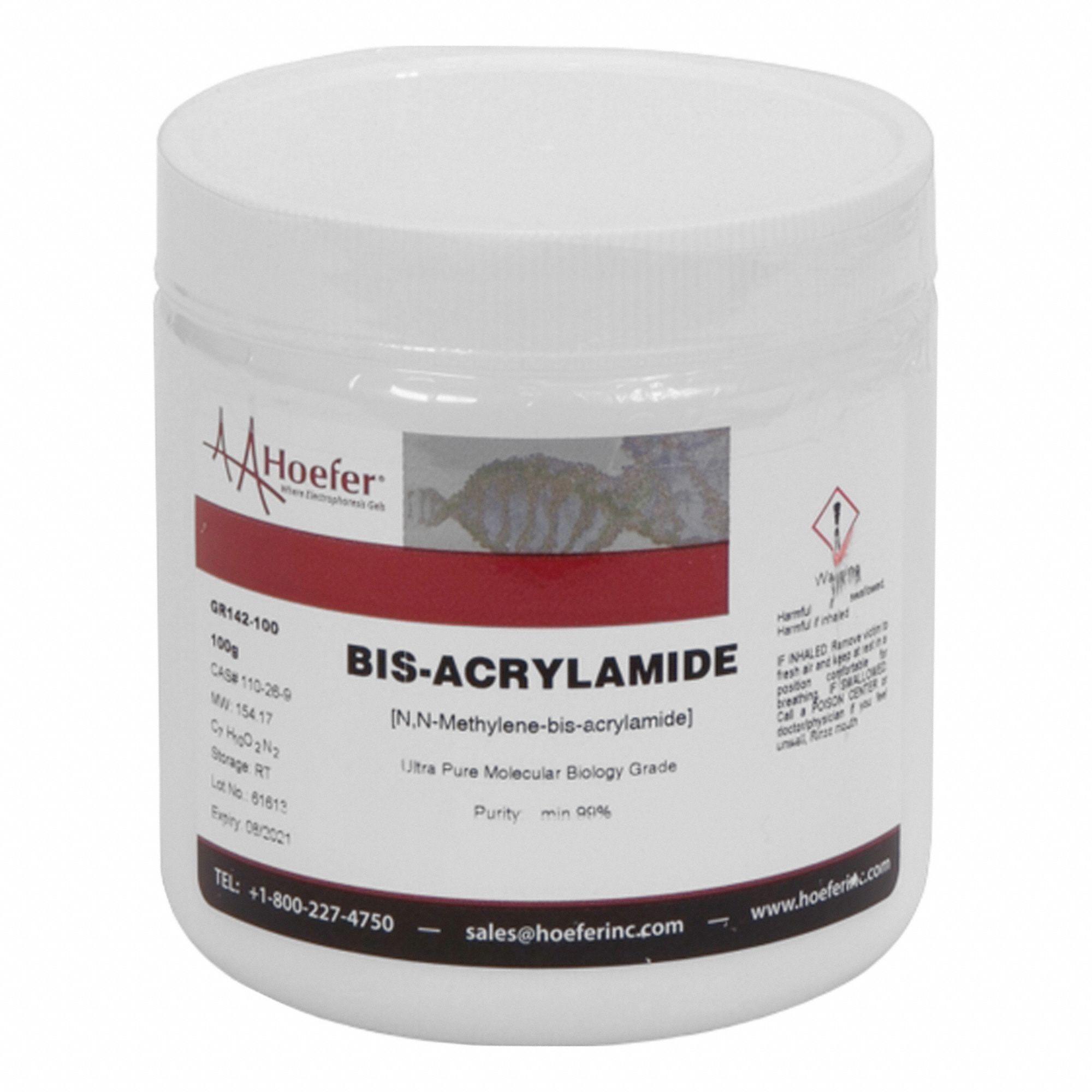 Methylene-bis-Acrylamide Protein Electrophoresis