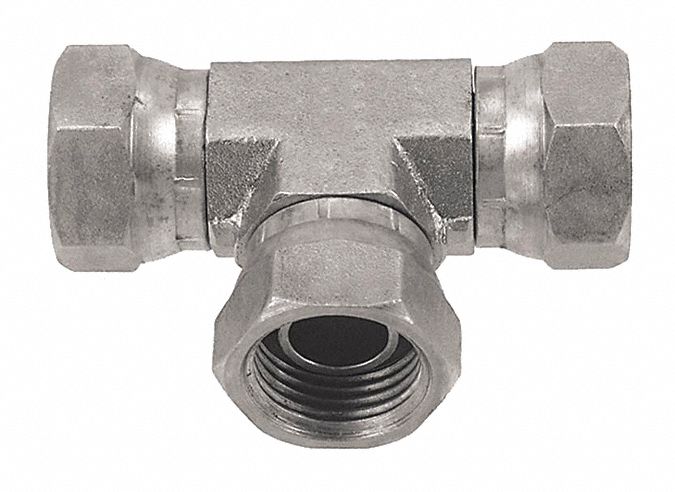 GREEN LINE HOSE & FITTINGS SWIVEL ADAPTER, TEE, COMPATIBLE PIPE SIZE 1/ ...