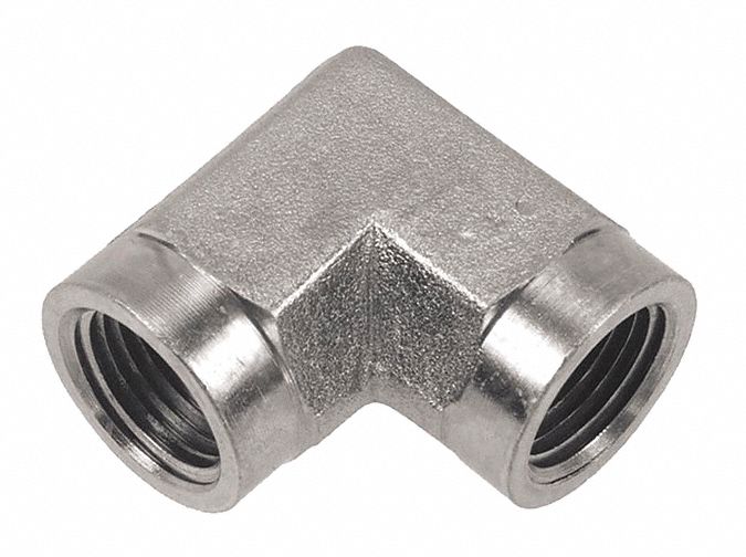 PIPE ELBOW, STRAIGHT BULKHEAD, RIGID, MALE X MALE THREADING, 9/16