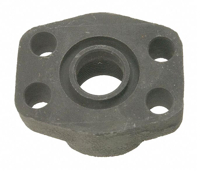 FLANGE PIPE ADAPT, FLANGE/COMPATIBLE PIPE SZ 1/2 IN, FEMALE THREADING, 1 3/16 IN X 1/2