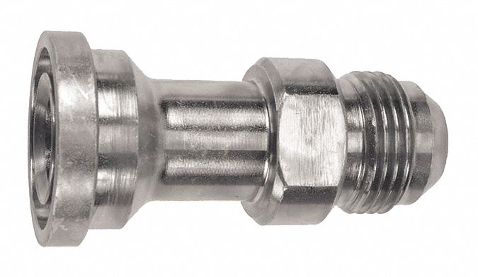 FLANGE ADAPTER, 1/2 IN, HOLE DASH SIZE 8, MALE THREADING, 1 3/16