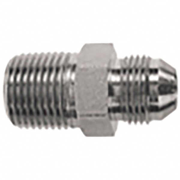 CONNECTOR, PLUG, RIGID, MALE, M30 X 1.5, CARBON STEEL/ZINC-PLATED