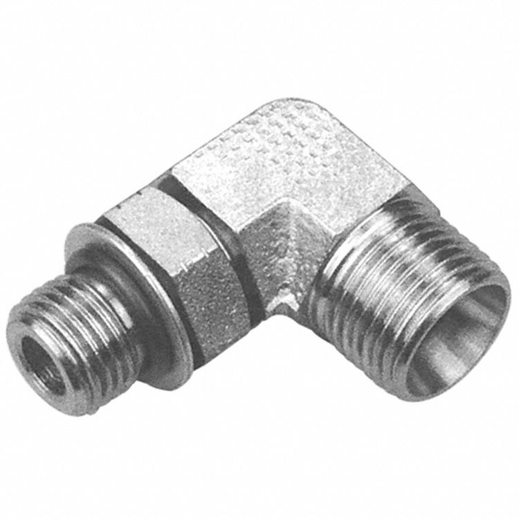 ADAPT HYDR,MÂLE ORB/MÂLE DIN/LB/PO2 4000,3/4POS-16/M18 X 1,5 POS/TROU TLE 8,BUNA-N/AC CARB/ZINC