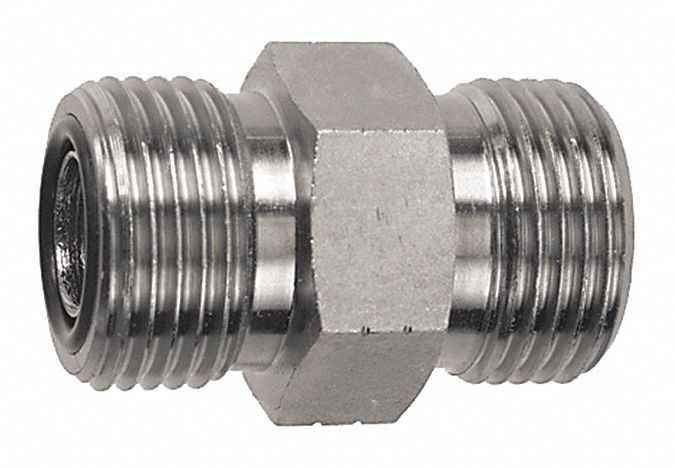 HYD ADAPTOR, MALE ORS/MALE JIC/PSI 6000, 1 7/16