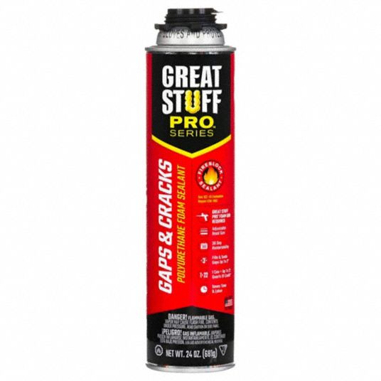 GREAT STUFF PRO, 24 oz Aerosol Can Container Size & Type, Insulating Spray  Foam Sealant - 48WK20