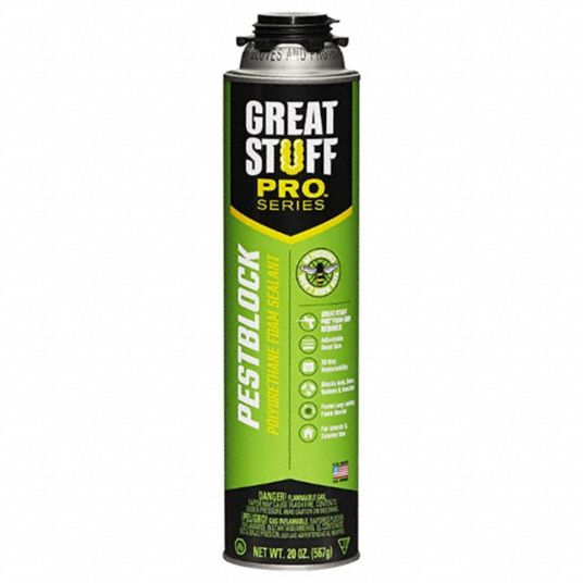 GREAT STUFF, Gun Grade, Gray, Insulating Spray Foam Sealant 48WK22