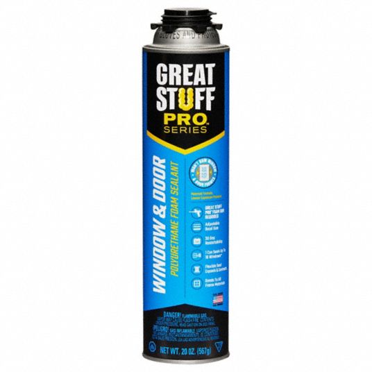 GREAT STUFF, Gun Grade, Yellow, Insulating Spray Foam Sealant 48WK21