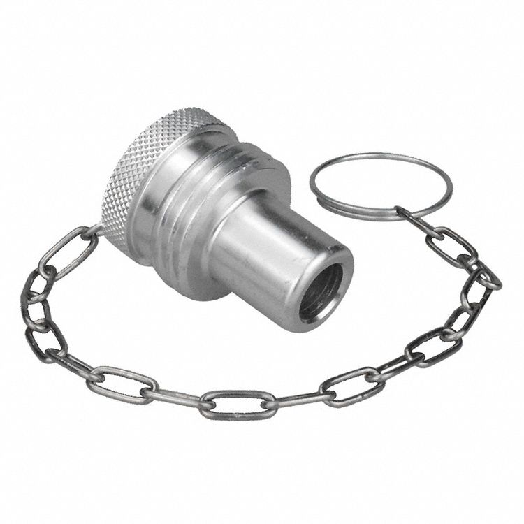 BOUCHON ANTI-POUSSIERE HYDR,PLAGE DE TEMPÉRATURE -40 ° C À -105 ° C,TLE CORPS 1/4 PO,ALUMINIUM
