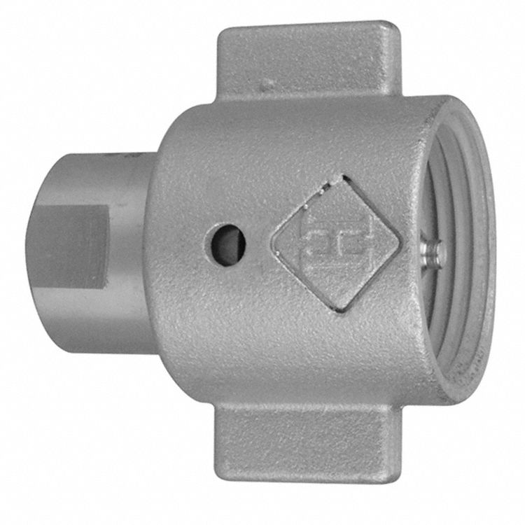 CPLR ÉCR À OREILLES,SOUPAPE DE VENTILATION,5000 LB/PO21 PO NPT,TLE CORPS 2 PO,AC/BUNA-N