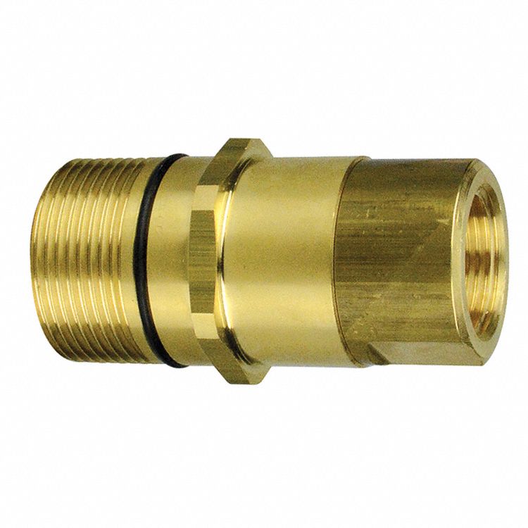 MAMELON ÉCR À OREILLES,VISAGE PLAT,2538 LB PO CA.,1 1/2 PO NPT,TLE CORPS 1/2 PO,LAITON/SS/BUNA-N