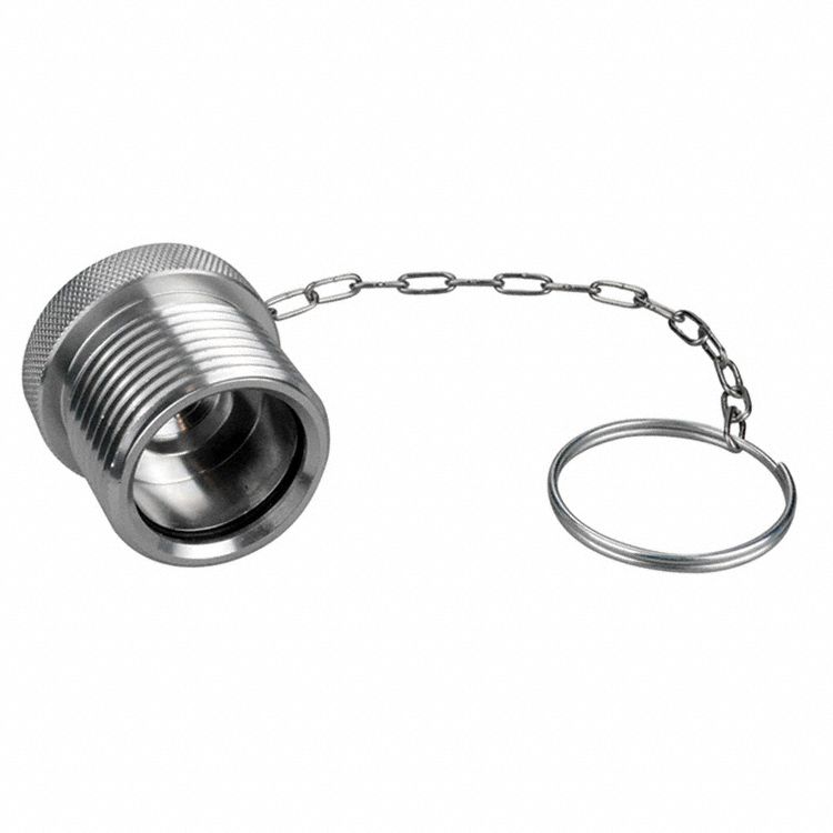 BOUCHON ANTI-POUSSIÈRE P/ ÉCROU À OREILLES,USAGE POTENSIF,TLE CORPS 2 PO,AC AU CARBONE/ZINGUÉ