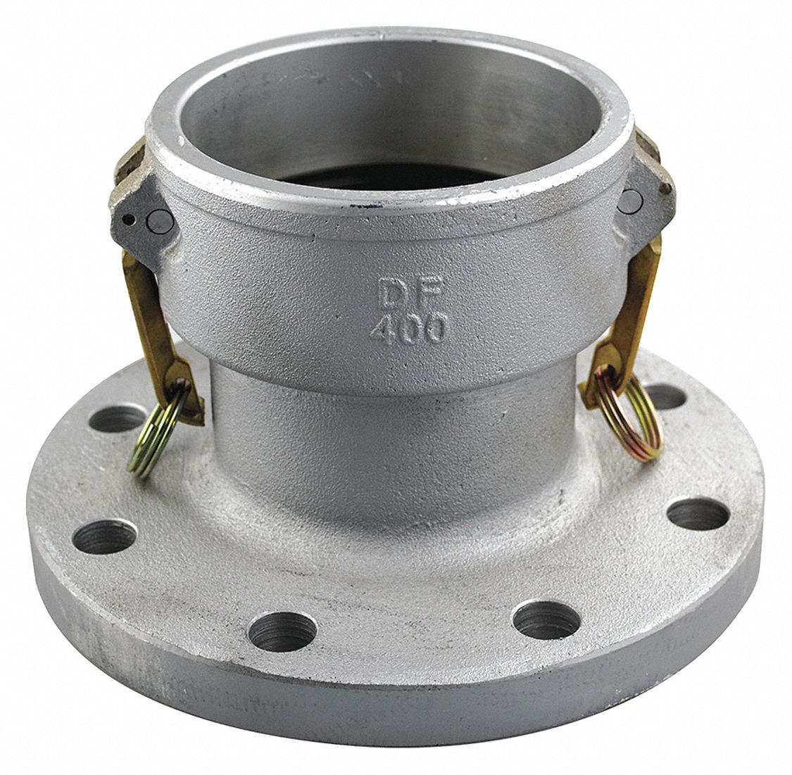 CAM LOCK, 4 IN THREAD, ALUMINUM, 75 PSI AT 70 °  F, FLANGE CONNECTION